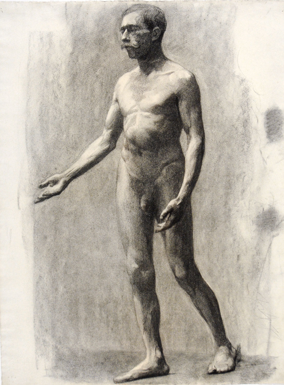 David Wood Standing Nude male 2 – Goldmark