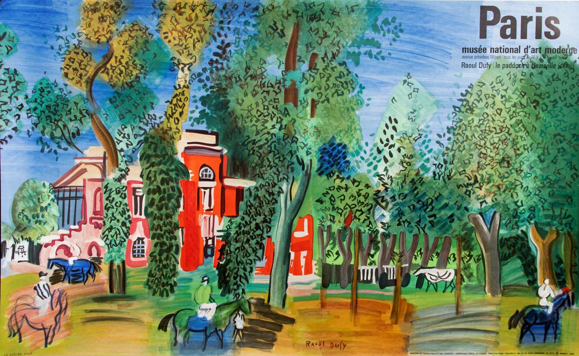 Raoul Dufy Le Paddock à Deauville – Goldmark