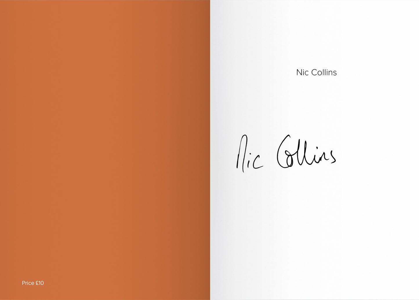 Nic Collins - Flame and Creation (signed)