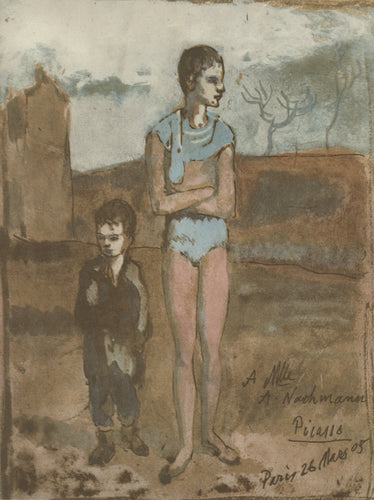 Harlequin and Boy