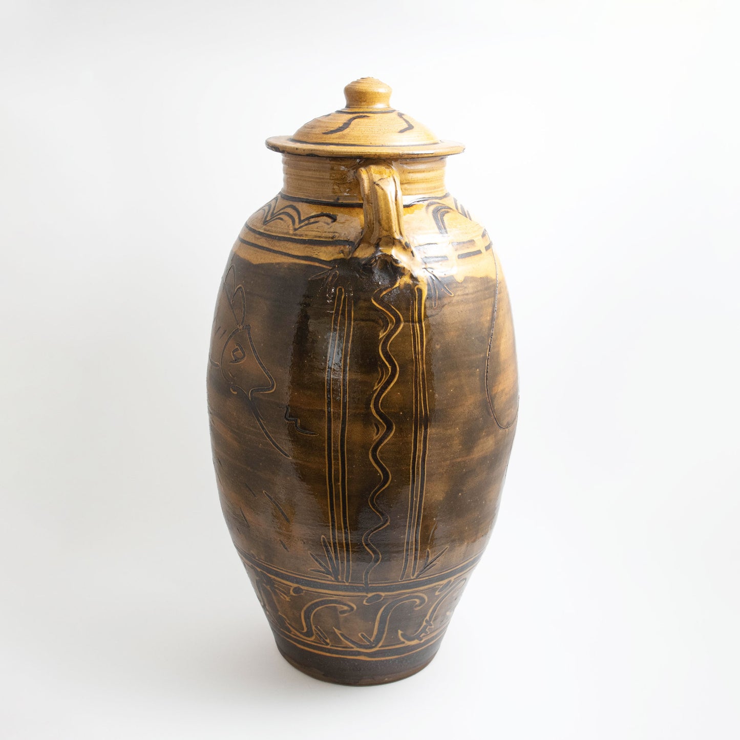 Large Lidded Jar