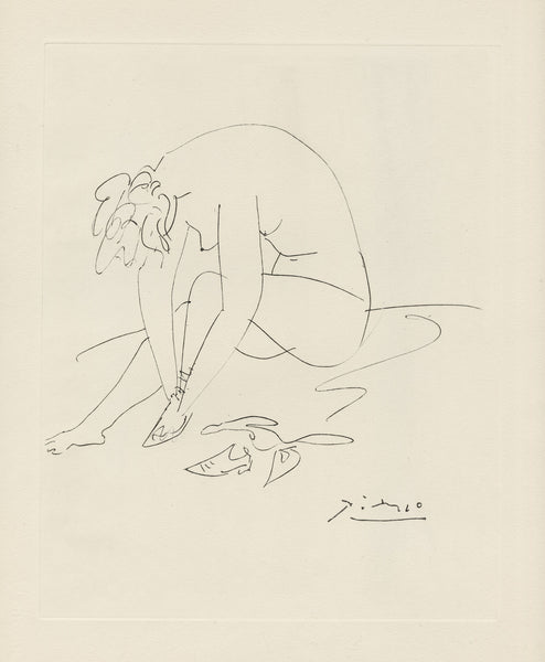 Untitled (Woman taking off her Shoes)