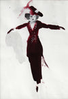 Haute Couture Costume Design - The Red Dress