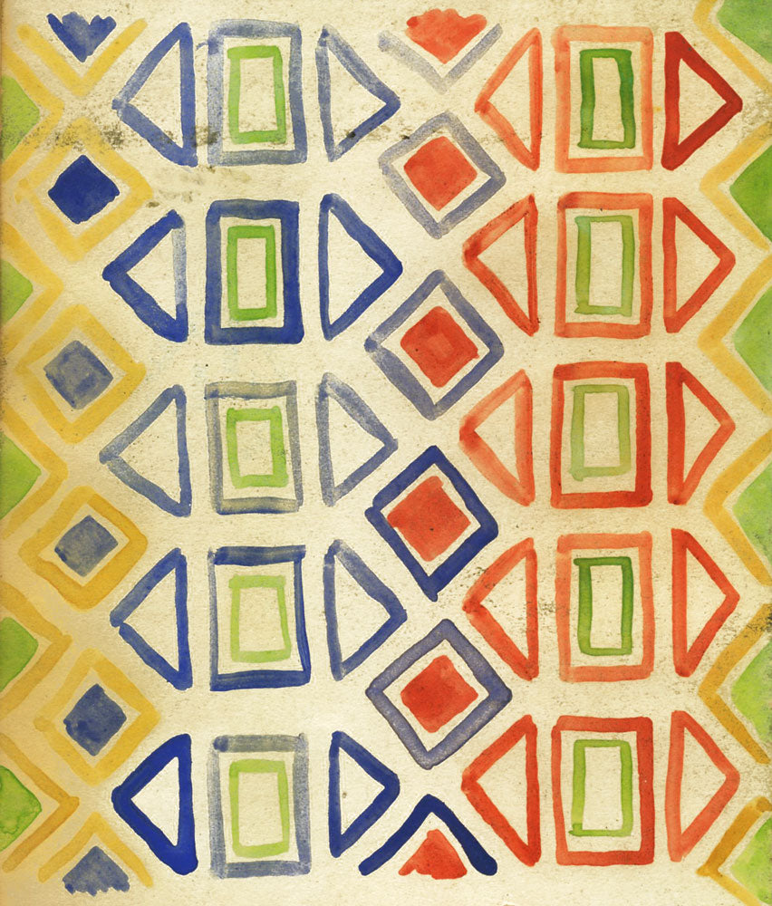 Squares and Triangles - Fabric Design