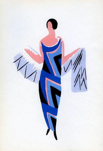 Dame en Bleu 1924