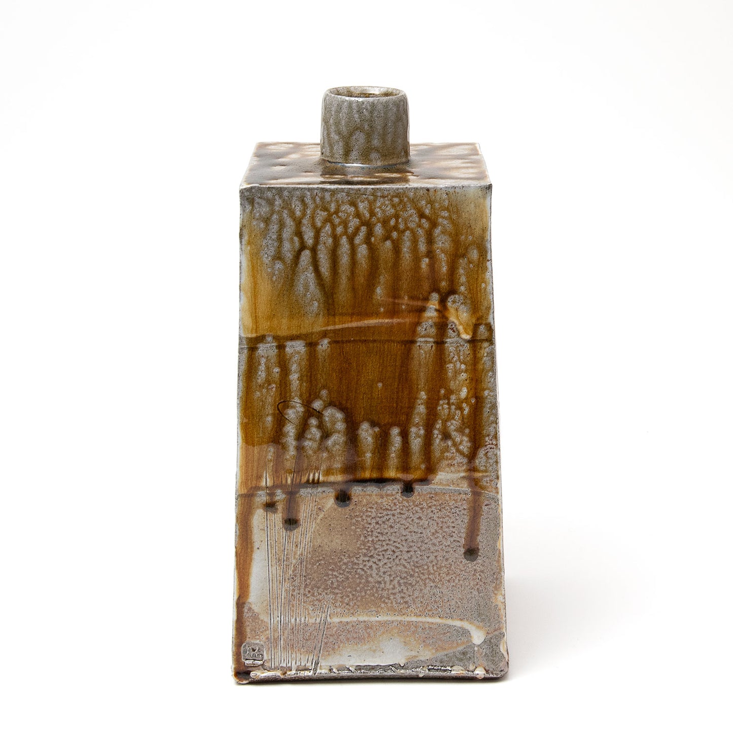 Oblong Press Moulded Bottle