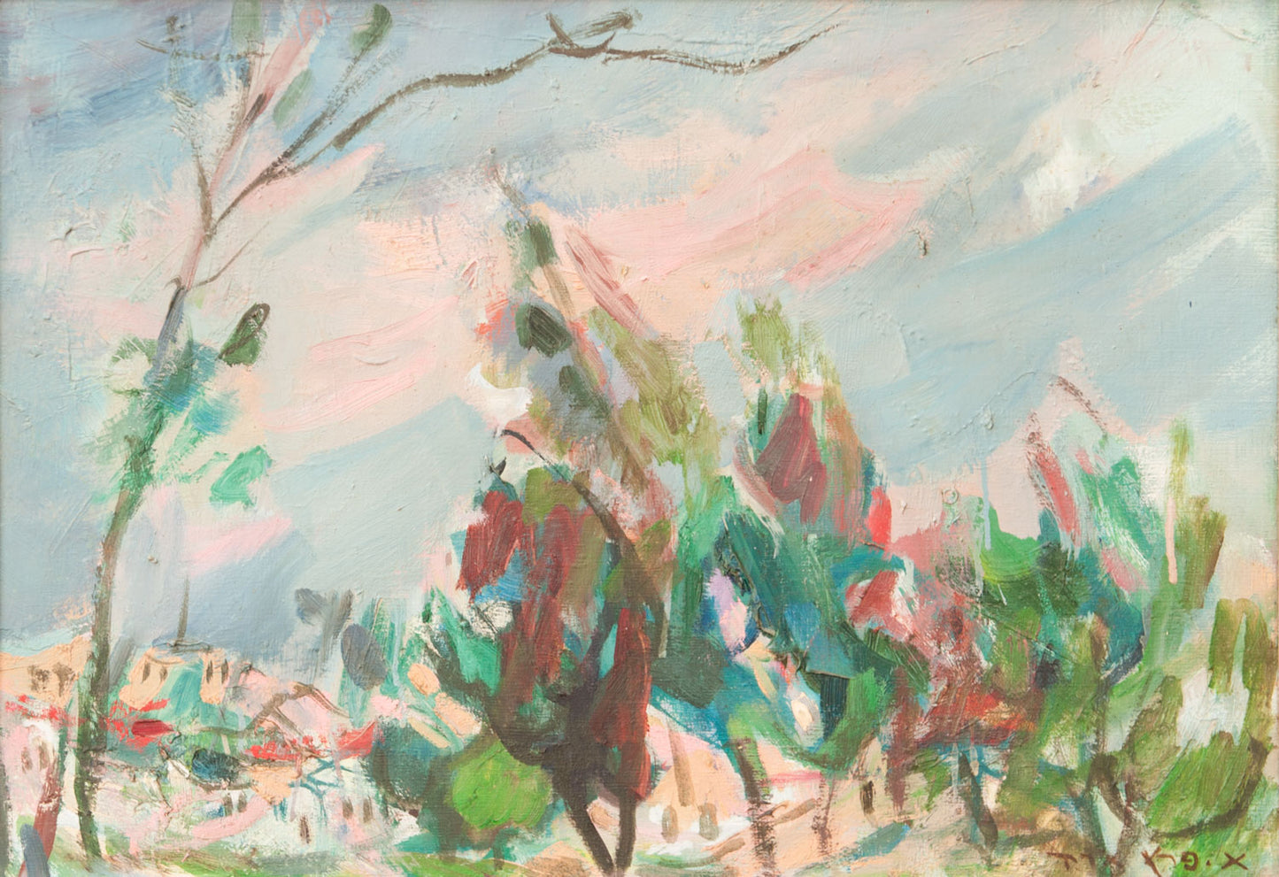 Landscape with Trees