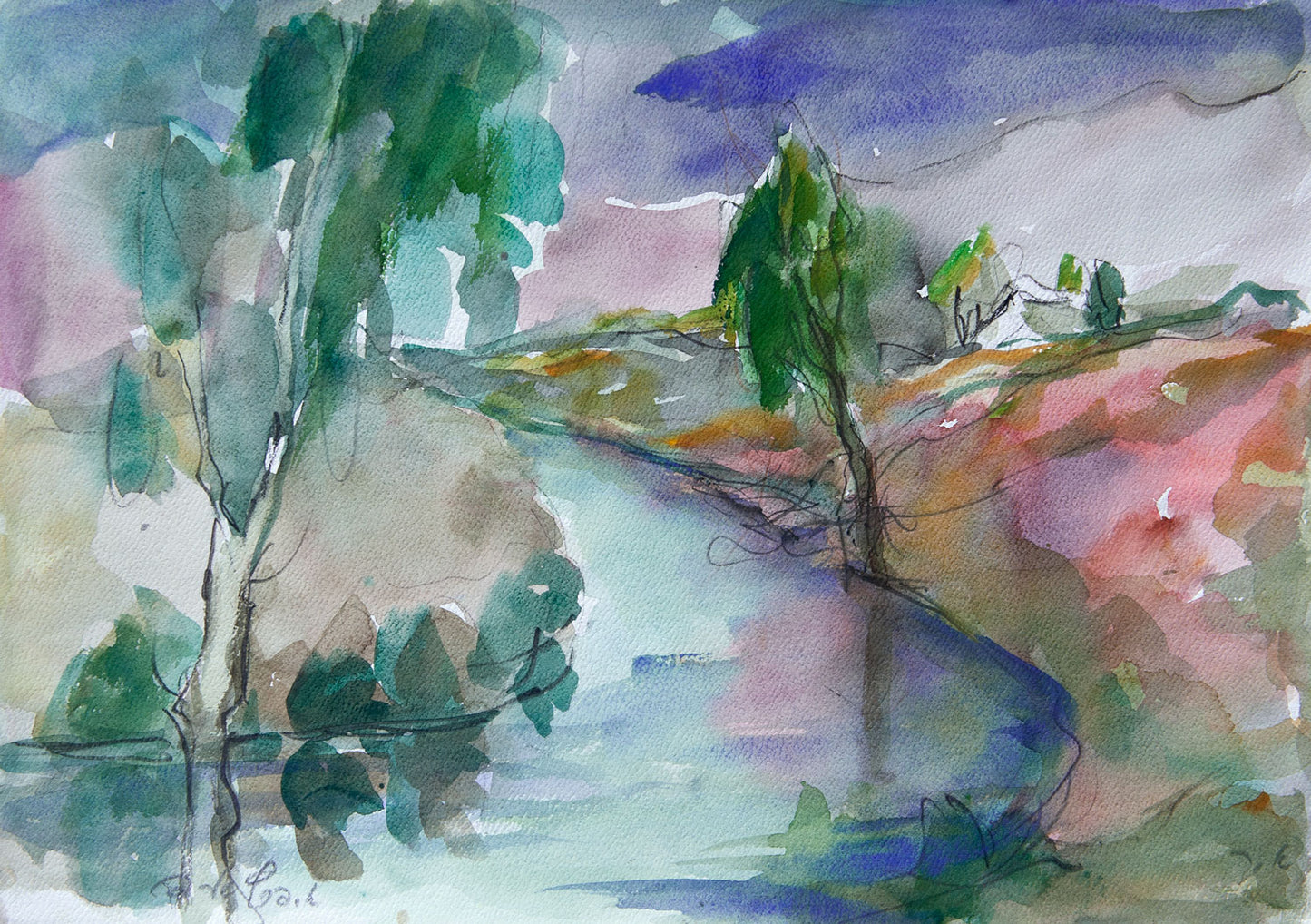 River Through the Painted Hills