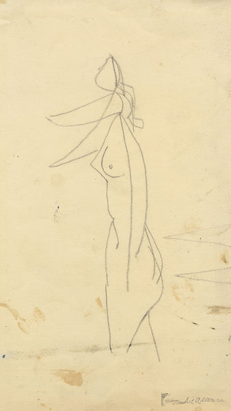 Untitled (Nude in Profile)