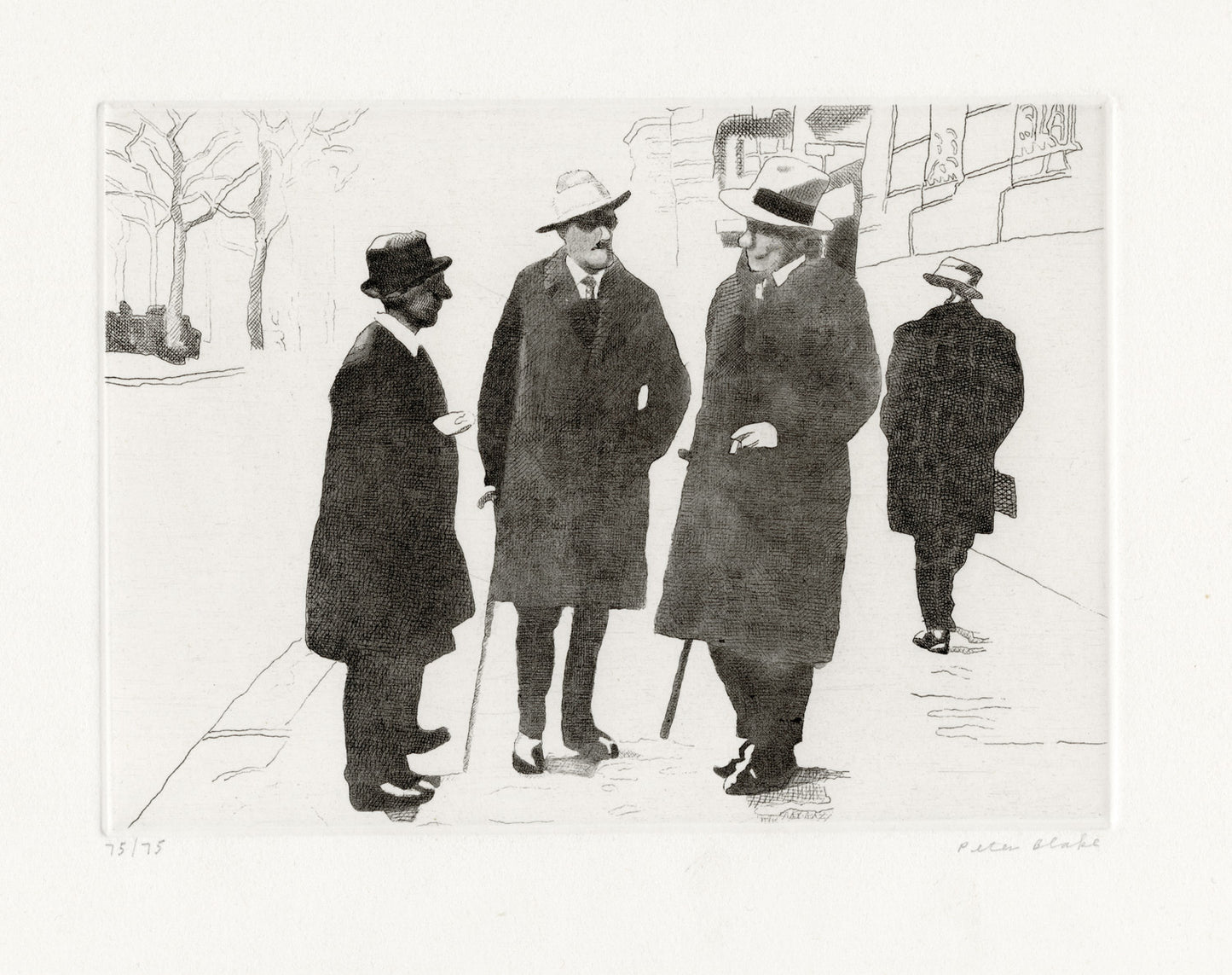 James Stephens, Joyce and John Sullivan in Paris