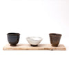 Set of Small Cups with Wooden Board