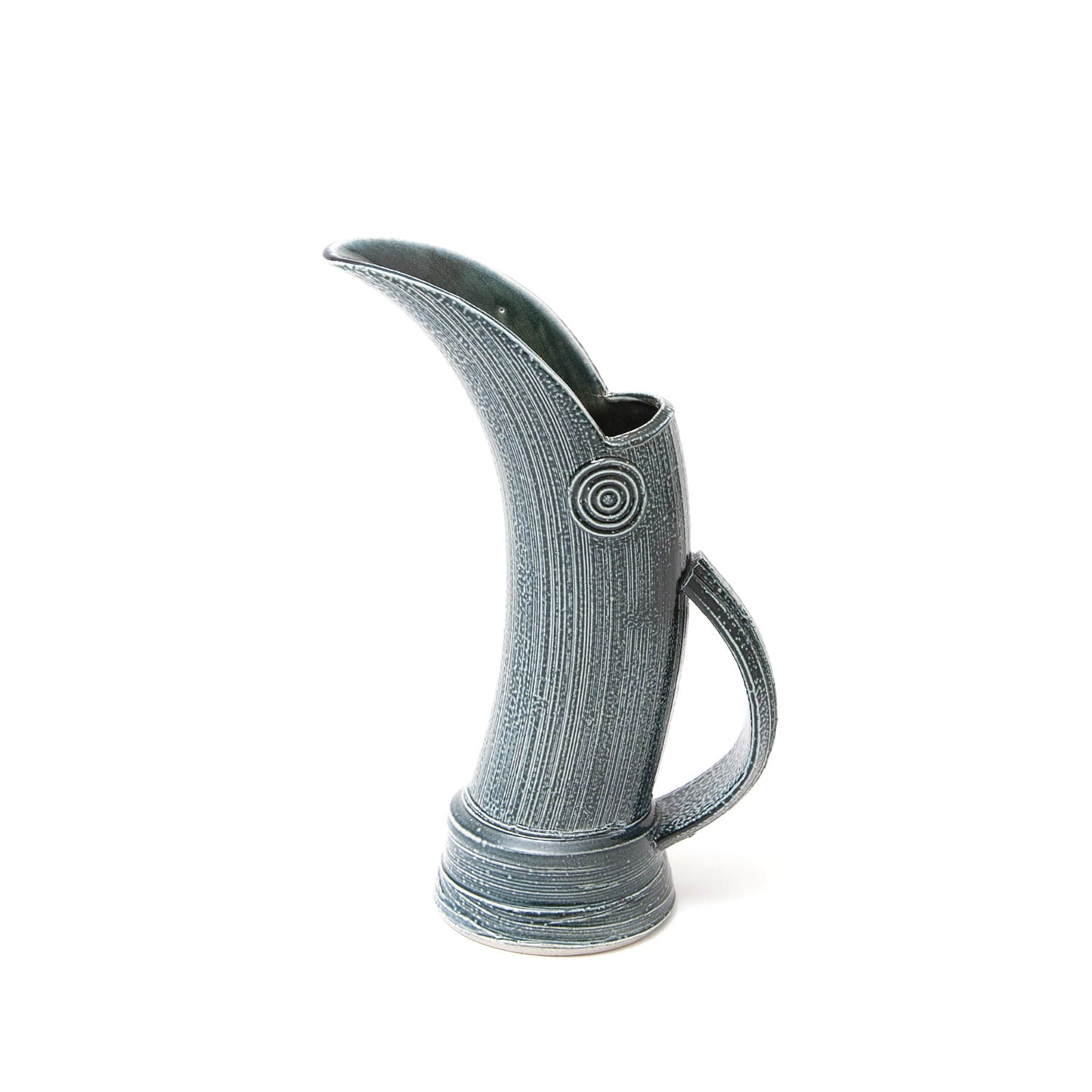 Small Extruded Jug with Thrown Base